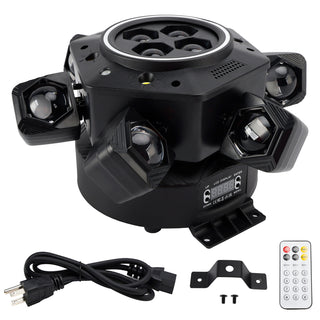 10 LED RGBW Moving Head Strobe Light Laser Stage Lighting Beam DMX Disco DJ