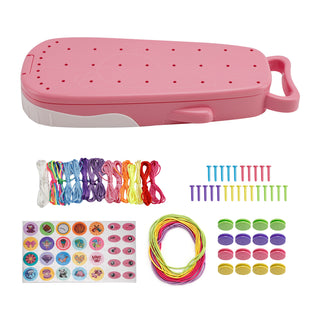 Whale Shape Friendship Bracelet Making Kit DIY Art Craft 6-12 Year Girl Gift