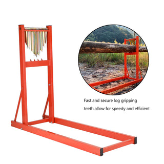 Wood Log Cutting Stand Heavy Duty Folding Saw Bench