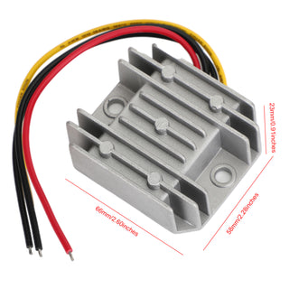 Waterproof DC 8-40V to 12V 3A Voltage Power Supply Converter Regulator