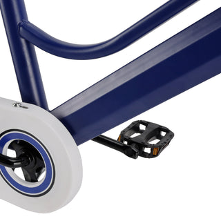 18" Kids Bike for Boys and Girls with auxiliary wheels & Rack Dark Blue