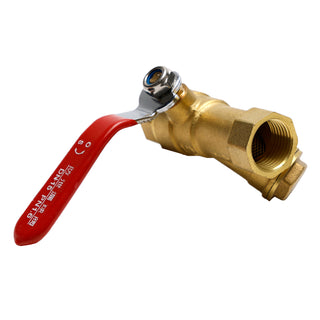 1/2" BSP Equal Female Thread Brass Y Type Strainer Filter Ball Valve