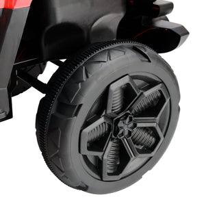 4Wheel 12V Electric Kid Ride On Truck Toy Car With Remote Control LED Light Red