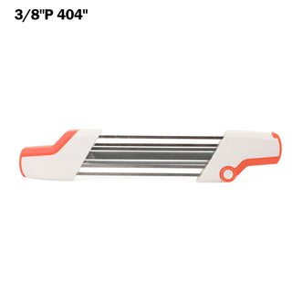 2 IN 1 Easy Chainsaw File Chain Sharpener Kits 7/32 5.5mm For Stihl 3/8"P 404"