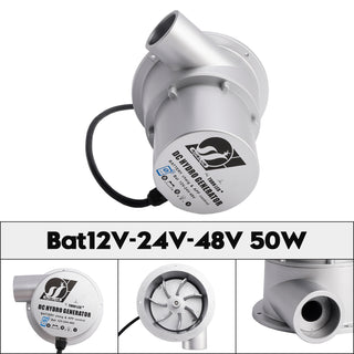 Water Flow Turbine Hydroelectric Generator Bat12V-24V-48V AC Power Generation