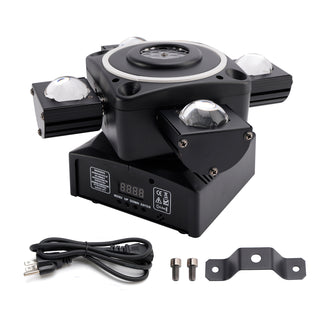 4 Arm Moving Head Light RGBW Beam Laser Disco Ball Light Stage Lighting DMX