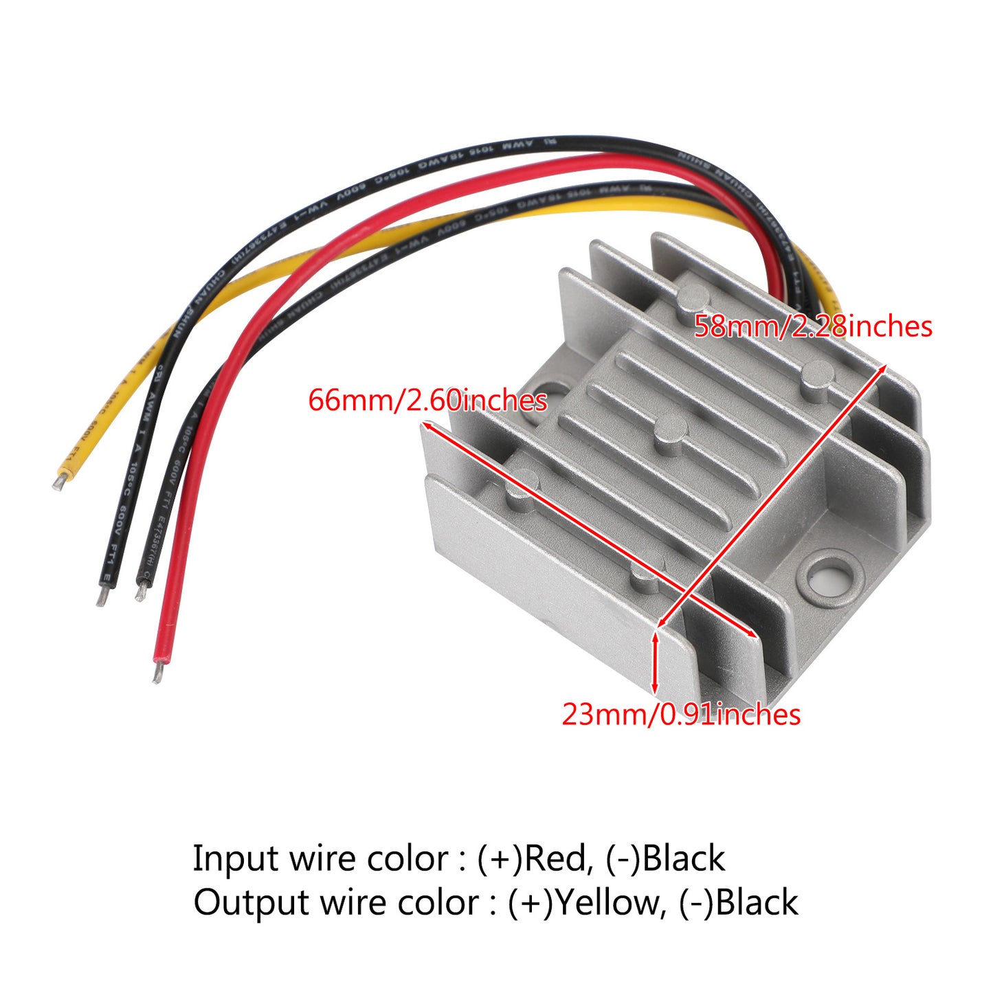 DC Voltage Regulator Buck Converter DC 12/24V To 5V 6A 30W Step Down Reducer Generic