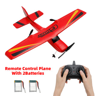 Z50 RC Airplane – 2CH Indoor Plane with 2 Batteries & Gyro
