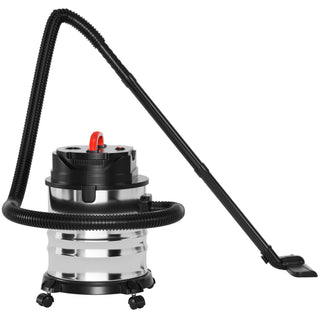 18L Handheld Ash Vacuum Cleaner,Pellet Stove Vacuum,16-18kpa Powerful Suction,Stainless Steel Canister,Dust Remove,For Home Office,Carpet Floors&Pet Hair