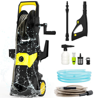 Portable 3000 PSI Electric High-Pressure Washer Yellow 2.6 GPM Power Washer