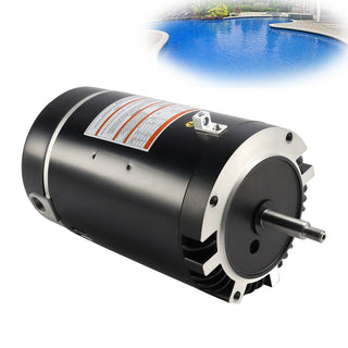 B228SE 1 HP Pool Motor – 3450 RPM, 115/230V, Round Flange, Replacement for AO Smith & Century