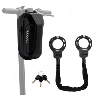 Motorcycle Bike Electric Scooter Lock with Key 60cm Chain Lock Anti Theft W/Bag