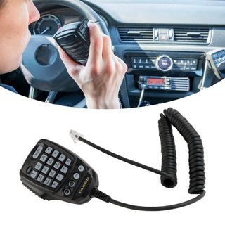 Microphone Car Mic for YAESU SSM-85D Walkie-Talkie Radio Megaphone Handle Mic