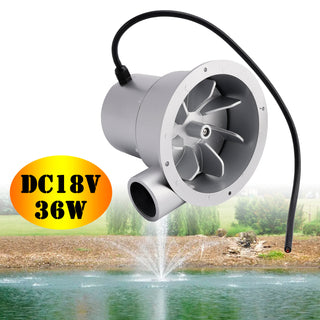 12V Water Flow Turbine Small Hydroelectric Generator DC18V36W/50W for Home Field