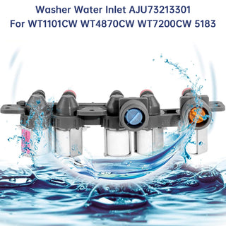 Washer Water Inlet AJU73213301 For WT1101CW WT4870CW WT7200CW 5183