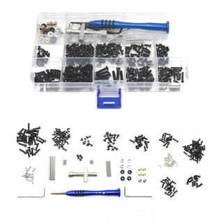 317Pcs Metal Screws Box Repair Tool Kit For Wltoys 1/14 144001 1/12 124016-19