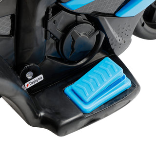 3Wheel 6V Kid Ride On Motorcycle Electric Toy With Remote Control LED Light Blue Toy