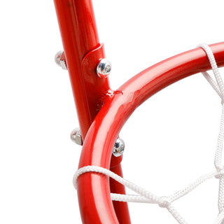 Early Learning 4 Hoop Kid Basketball Hoop Indoor/Outdoor Preschool Hoop Set Red Toy