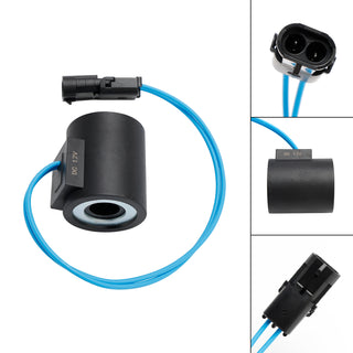 12V DC Solenoid Valve Coil 6359732 For HydraForce Weatherpack Connector