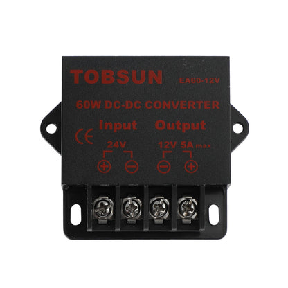 DC Voltage Regulator Buck Converter DC 24V To DC 12V 5A 60W Step Down Reducer Generic