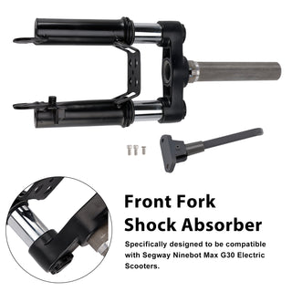 Front Fork Shock Absorber with Foot Stand for Ninebot Max G30 E-Scooters