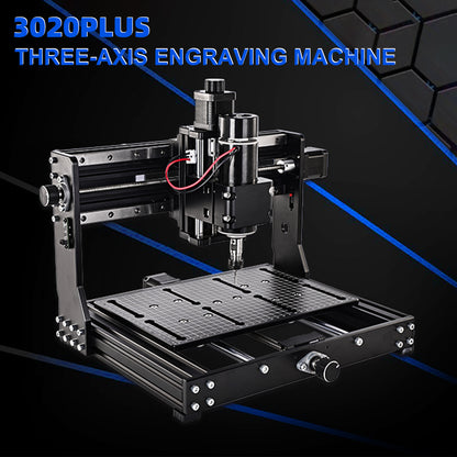 500W CNC 3020 Plus Router Engraver – High Precision Milling & Cutting Machine for Metal and Wood