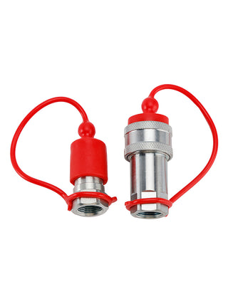 3/8" NPT ISO 7241-A Quick Disconnect Hydraulic Couplings / Couplers