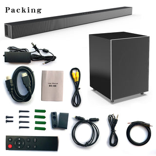 Bluetooth Subwoofer Audio Wireless Home Theater Soundbar Echo Wall Speaker