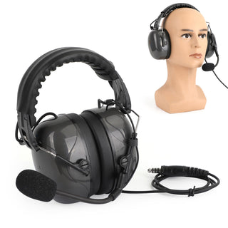 Noise Cancelling Pilot Headset 7.1mm Plug Excellent Acoustic Design