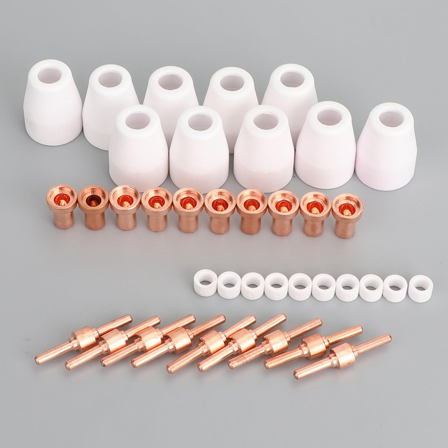 40Pcs Air Plasma Cutter Consumables Extend Fit For PT-31 LG-40 Torch CUT-40 50 Generic