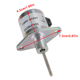 Fits For KIOTI CK DK RX Tractor E6820-6001 Fuel Shut Off Solenoid 12V