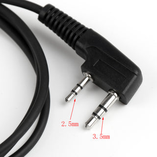 1x Overhead Headphone Headset For Kenwood Puxing Wouxun Baofeng 2-Way Radio