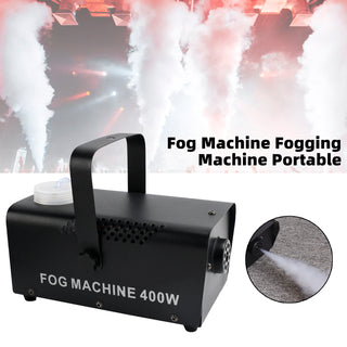 Mini 400W Fog Machine Fogging Machine Portable With Wireless Remote Control Club