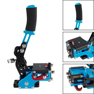 14Bit PS4/PS5 USB3.0 SIM Handbrake for Racing Games Steering Wheel Stand G29