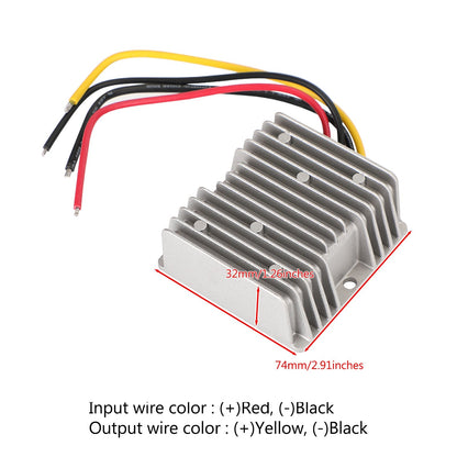 WaterProof 24V to 13.8V 15A 207W Step Down DC/DC Power Converter Regulator Generic