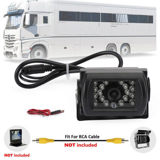 18 IR CCD Car Reverse Camera Heavy Duty Rear View Reversing Camera 12-24V