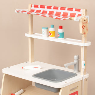 Kid Pretend Medical Clinic Stand Simulation Toy Set With 22 Accessories Ages 3+ US