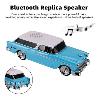 WS-1955 Bluetooth Replica Speaker Retro Speaker Car Design HD Sound TWS FM Radio