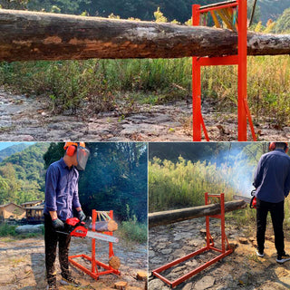 Log Stand Chainsaw,Log Cutting Stand,Bench Wood Folding Saw Heavy Duty