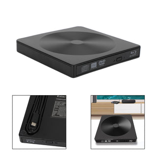 BD Burner  External USB 3.0 Slot In DVD RW BD Writer Portable Drive