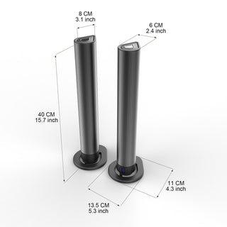 Detachable Surround Sound Bar Bluetooth 2 Speaker in 1 Subwoofer TV Home Theater