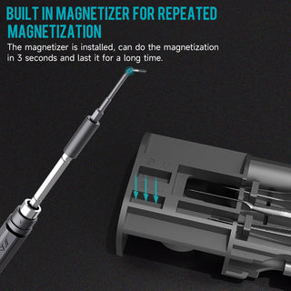 Precision Screwdriver Set 60-in-1, S2 Steel Bits for Phone, Laptop, Watch & DIY Repair