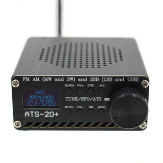Upgraded ATS-20+ Radio Receiver FM AM (MW & SW) SSB (LSB & USB) With Battery