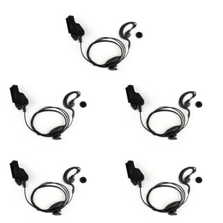 G-Shape Ear Hook Earpiece Headset PTT MIC For XTS5000 MTX838 GP1200