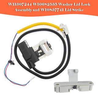 Washer door latch assembly Washing machine lid strike W11307244