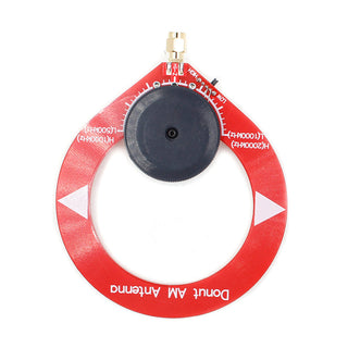 Donut Red AM MW Mini Loop Antenna for Malahiteam DSP DSP2 HF Shortwave Antenna
