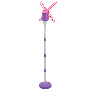 Windmill Bubble Machine Standing Bubble Blower With Light Outdoor Kid Toy Party