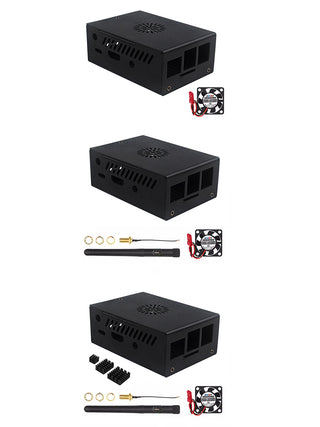 New Orange Pi 3B Metal Case Orange Pi 3B Aluminum Alloy Box Cooling Fan Cool Case