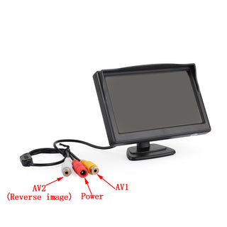 5 Inch HD Screen Monitor for Car Rear view Reverse Backup Parking Camera