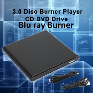 BD Burner  External USB 3.0 Slot In DVD RW BD Writer Portable Drive